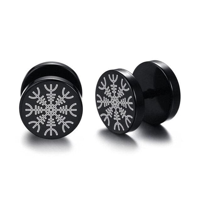 Boucles d'oreilles vegvisir