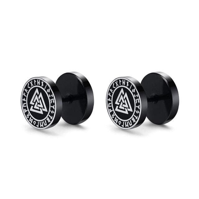 Boucles d'oreilles Valknut