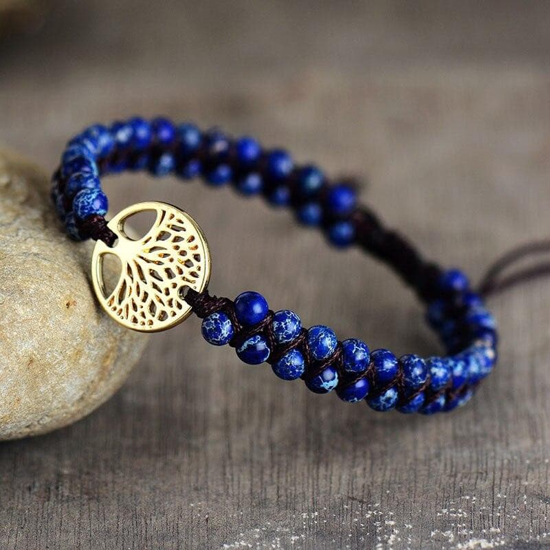 Bracelet Yggdrasil Bleu