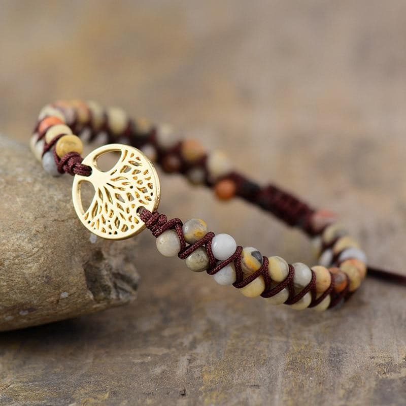 Bracelet Yggdrasil Marron