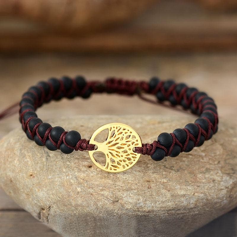 Bracelet Yggdrasil Noir