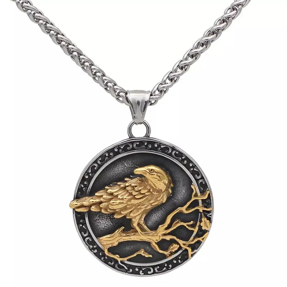 Pendentif Corbeau Viking