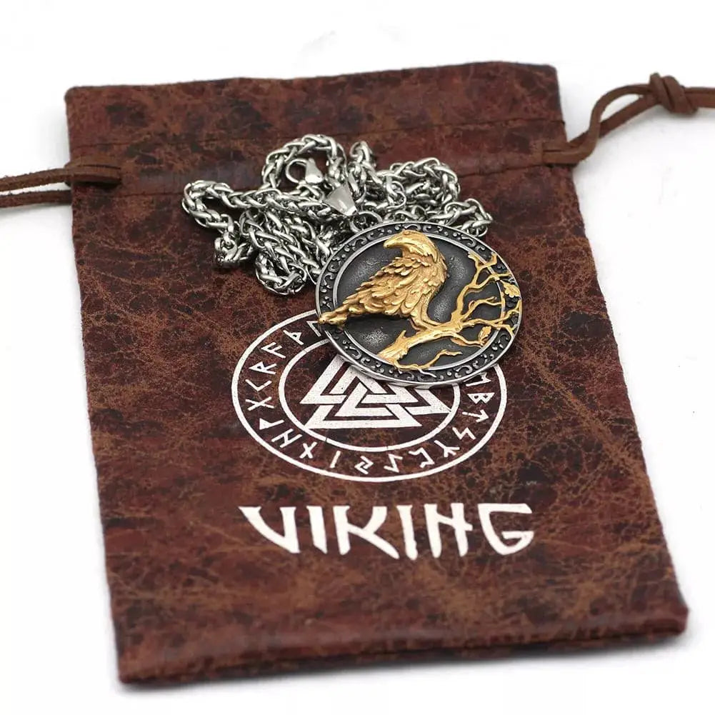 Pendentif Corbeau Viking