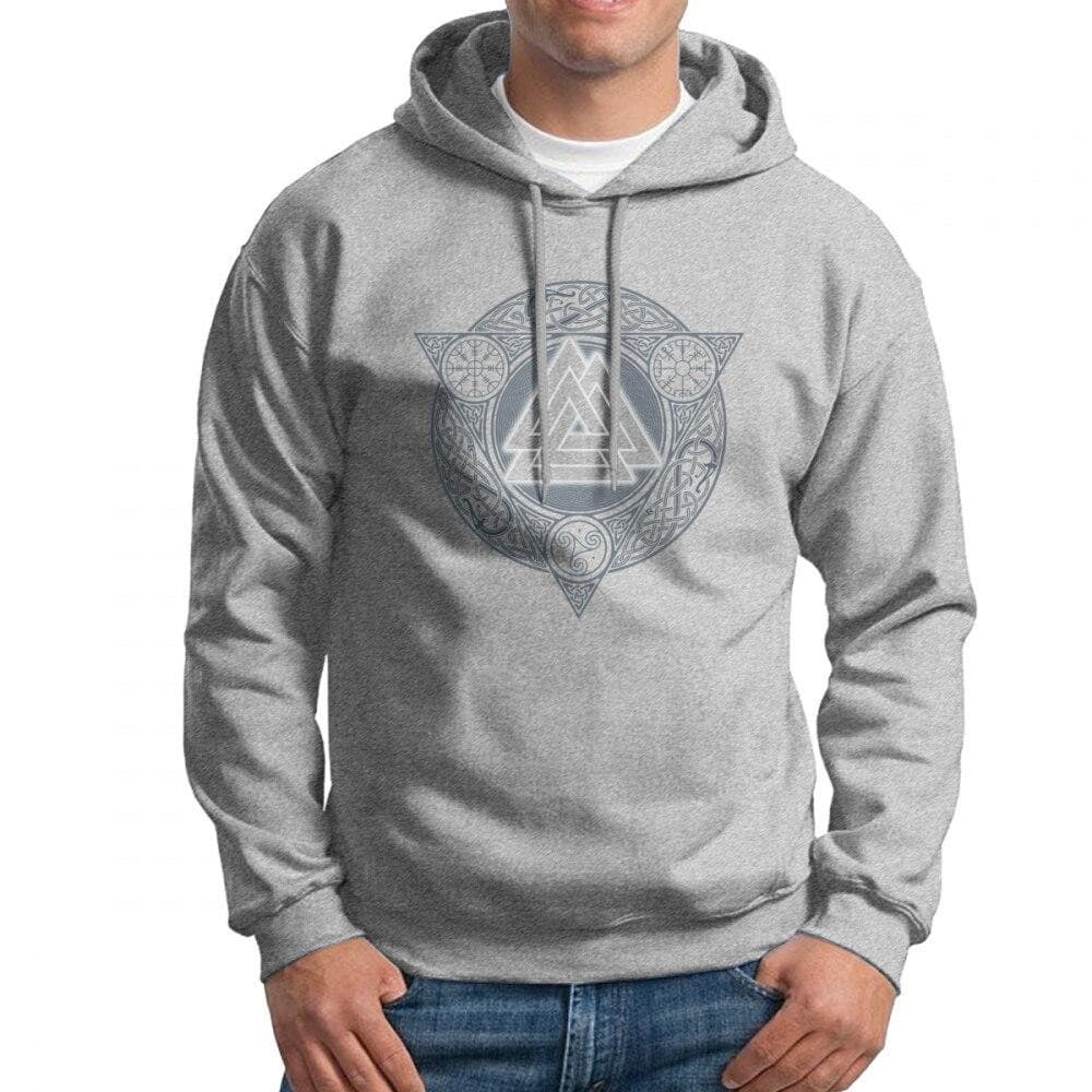 Sweat à capuche Valknut.