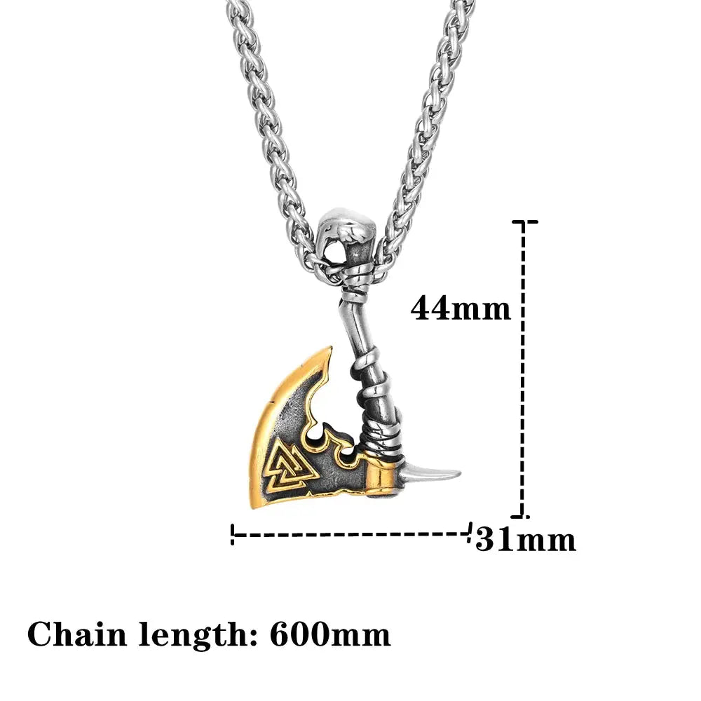 Collier Vikings Ax Mjolnir